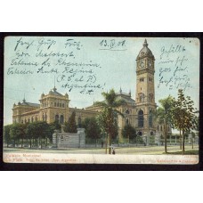 LA PLATA BUENOS AIRES ANTIGUA TARJETA POSTAL PALACIO MUNIC.